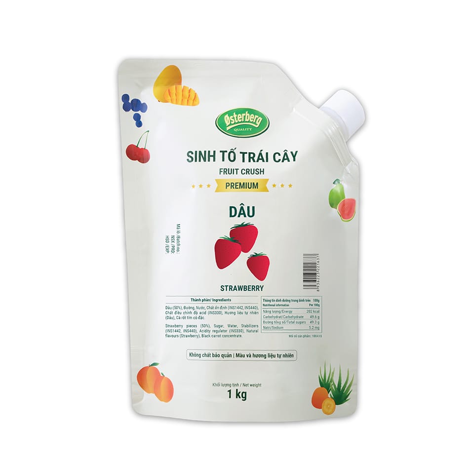 Sinh tố trái cây Osterberg Premium Dâu Sinh tố trái cây Osterberg Premium Dâu