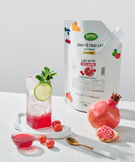 Soda Lựu Sơ Ri Collagen